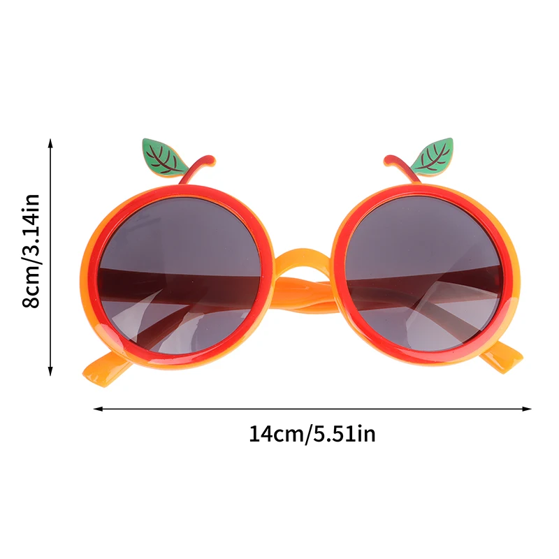 Tangerine Sunglasses Beach Party Novelty Orange Fruit Party Decoration Funny Glasses Wedding Birthday Gift Hawaiian Event Supply