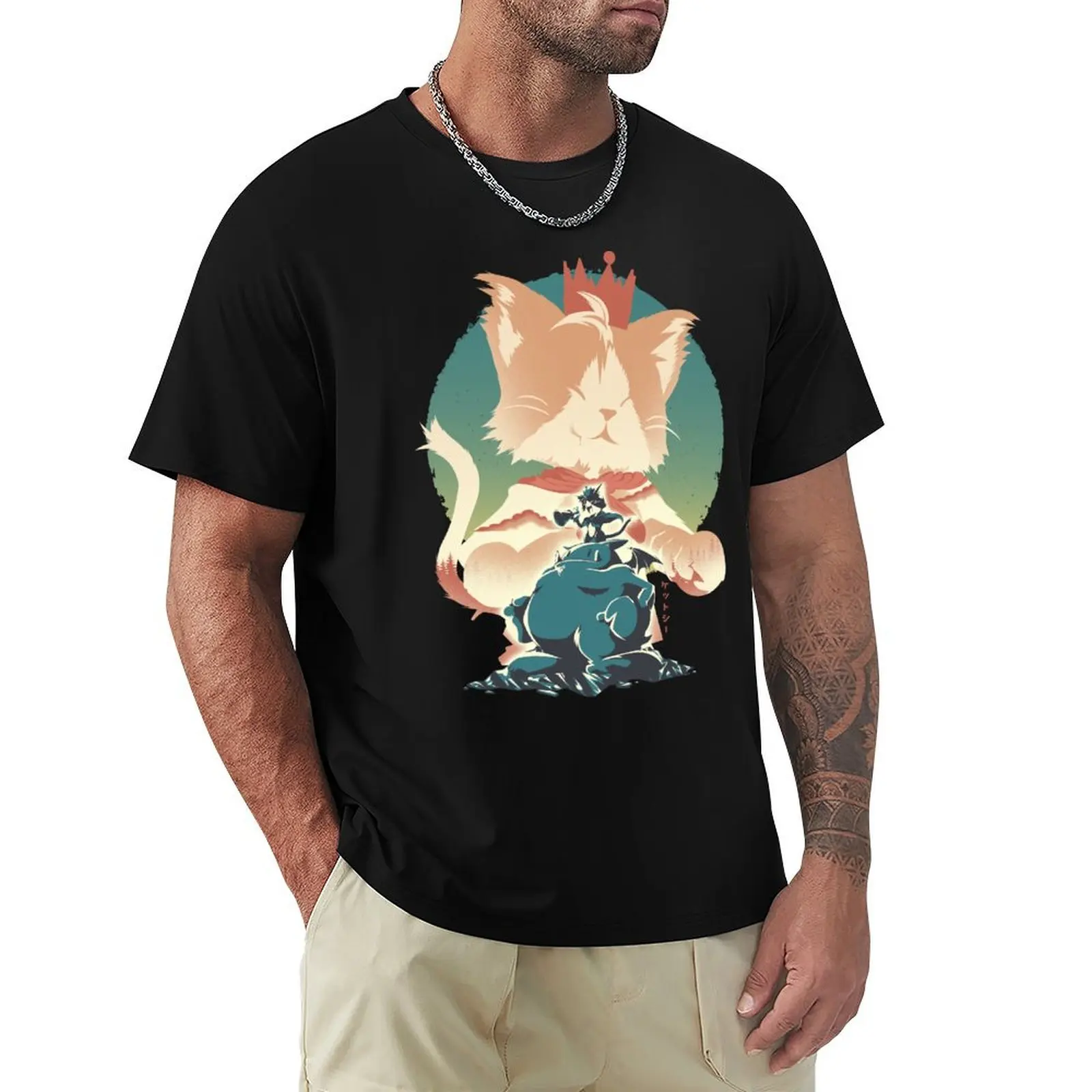 Shinra Spy Moggy T-Shirt Construction Work Tee Shirt