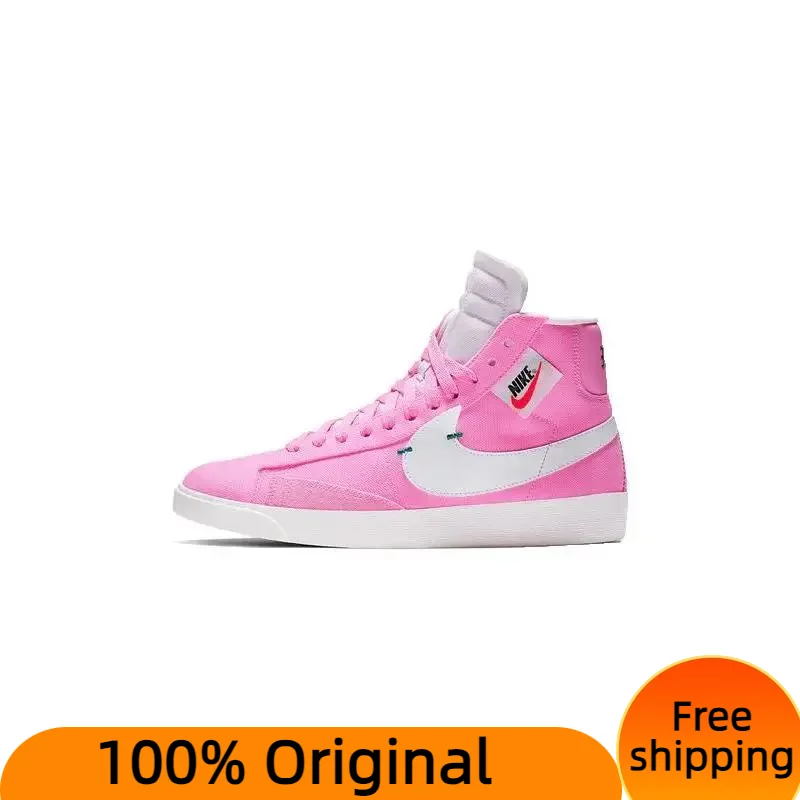 Nike Blazer Mid Rebel Psychic Pink Women's Sneakers shoes BQ4022-602 With Original Box