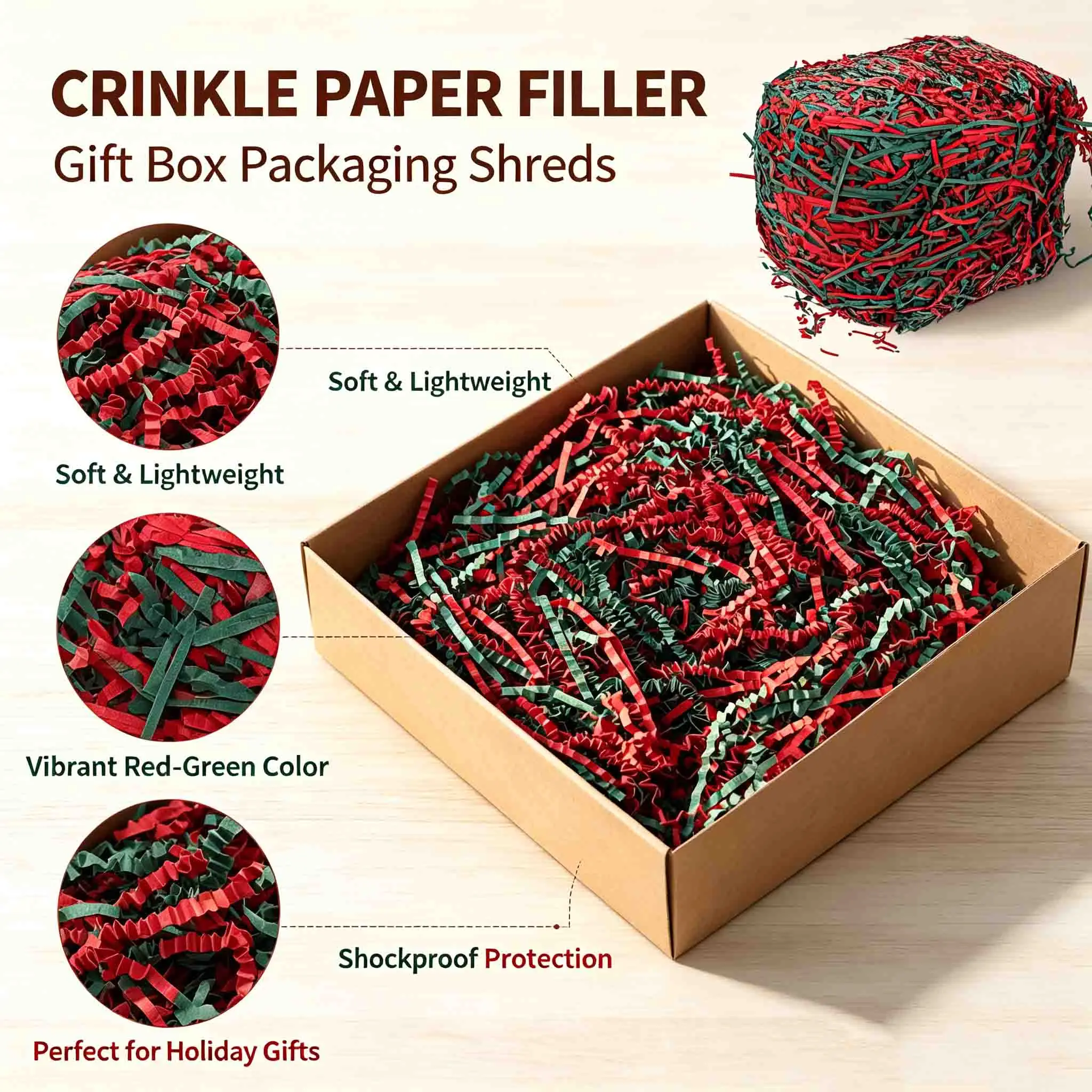 red-green-raffia-packing-grass-shredded-paper-crinkle-paper-shred-filler-1lb-christmas-holiday-basket-easter-craft-decorations
