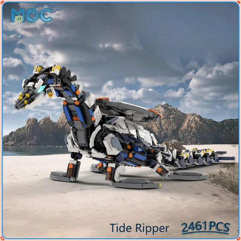 

MOC Building Blocks Tide Ripper Mini Scale Model DIY Assemble Bricks Space Collection Creative Display Xmas Toys Gifts 2461PCS