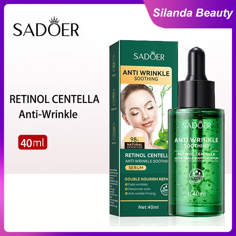 

Silanda Beauty Centella Asiatica Face Serum 40ml Anti Wrinkle Essence Firming Moisturizing Facial Serum Korean Skincare Products