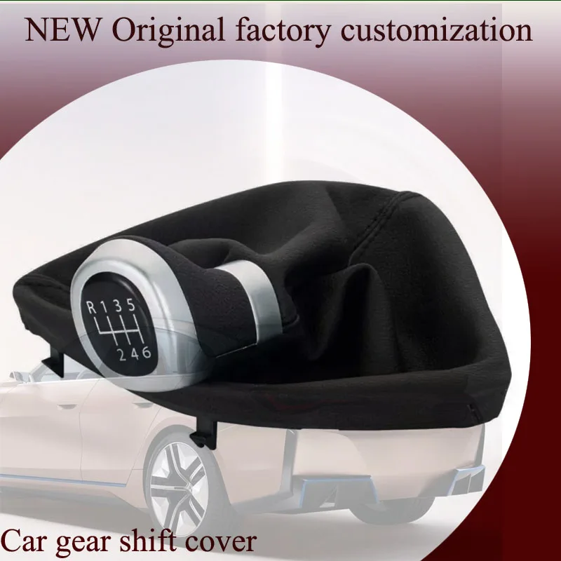 

5/6 Speed Car Gear Head Shift Knob Lever Head With Leather for BMW 1 Series E81 E82 E87 E88 2003-2013 Car Interior Parts