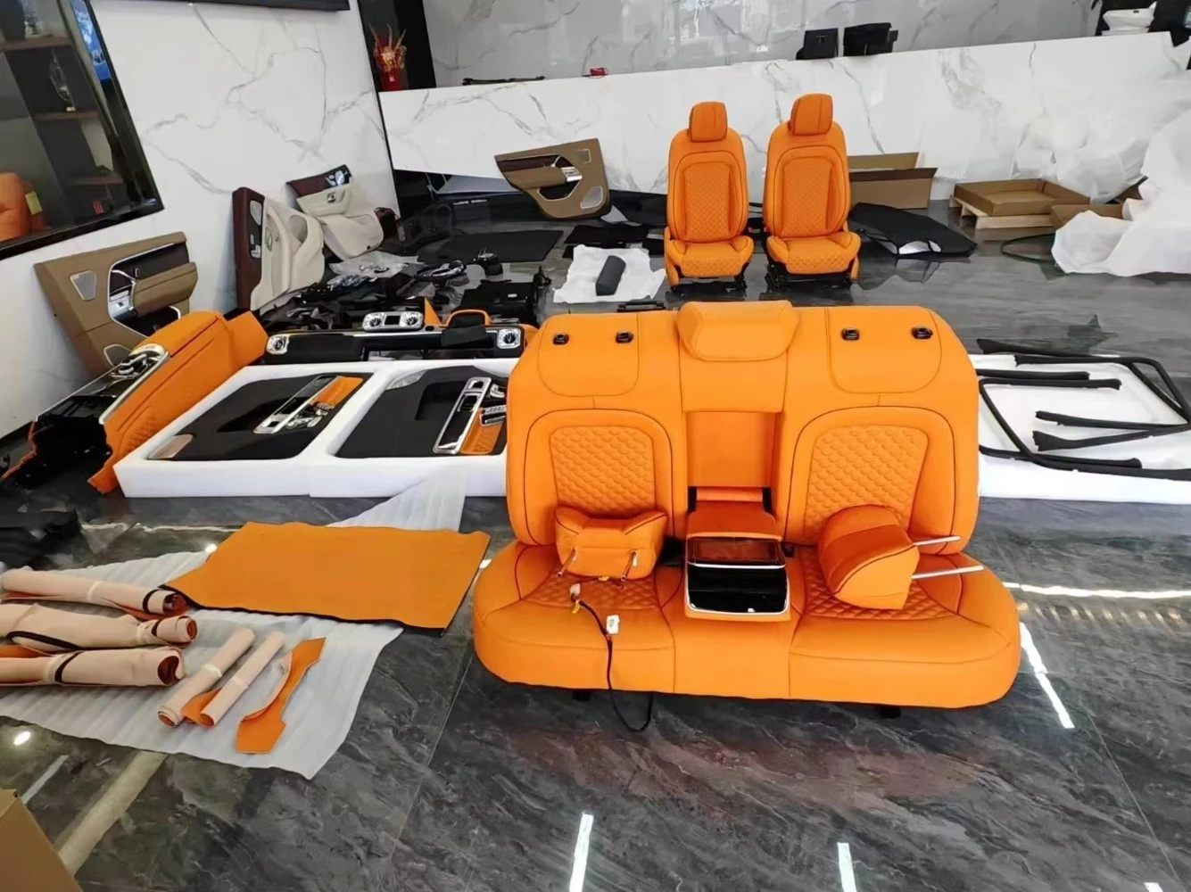 Class Auto Parts  Luxury  Upgrade New Style Customized Interior Accessories Kit ABS for Cars G350 G500 G63  G65 W463  g Wagon