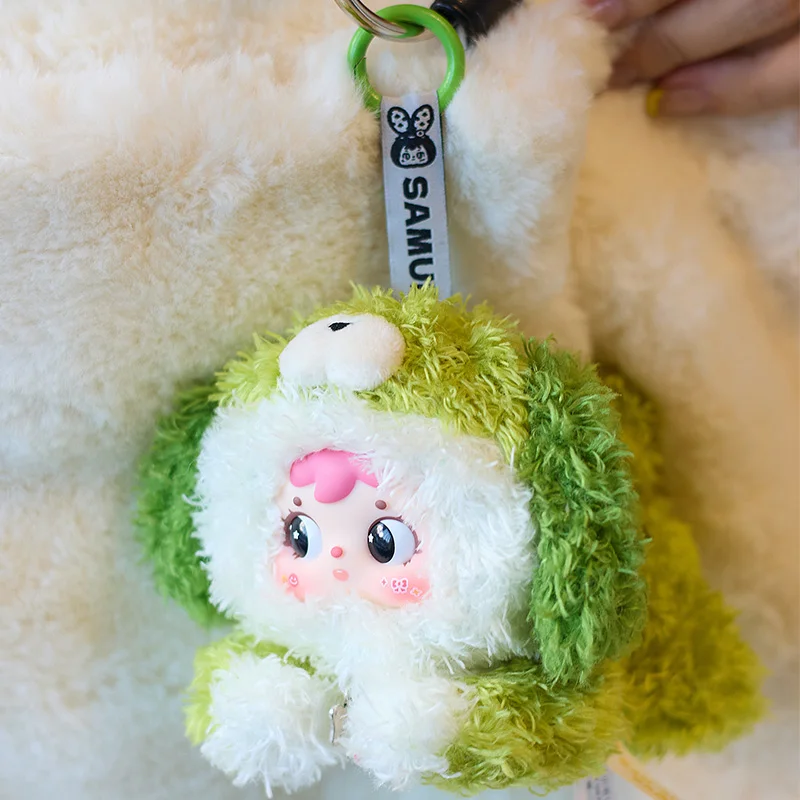 สินค้าใหม่ ซีรีส์ New Spot Air Hibiscus Three Little Hair Samuel Puppy Party ของแท้ กล่องสุ่ม จี้ห้อยกระเป๋า ของตกแต่ง ของขวัญเซอร์ไพรส์