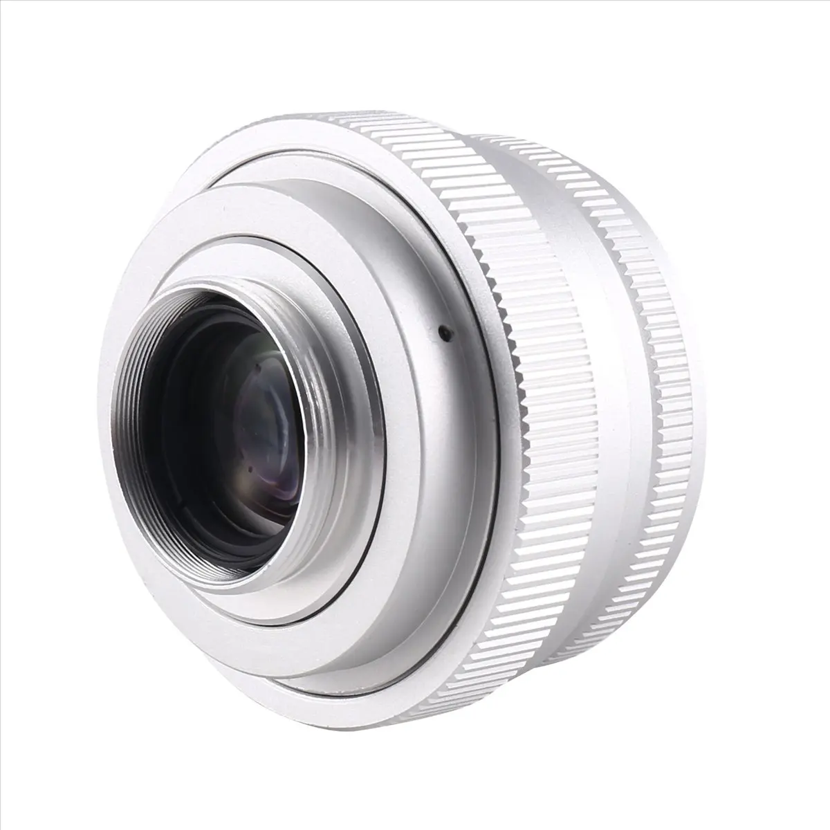 25MM F1.8 -C Television Tv Lens/Cctv Lens for 16Mm C Mount Camera Manual Focus Prime Lens-Silver-A62I