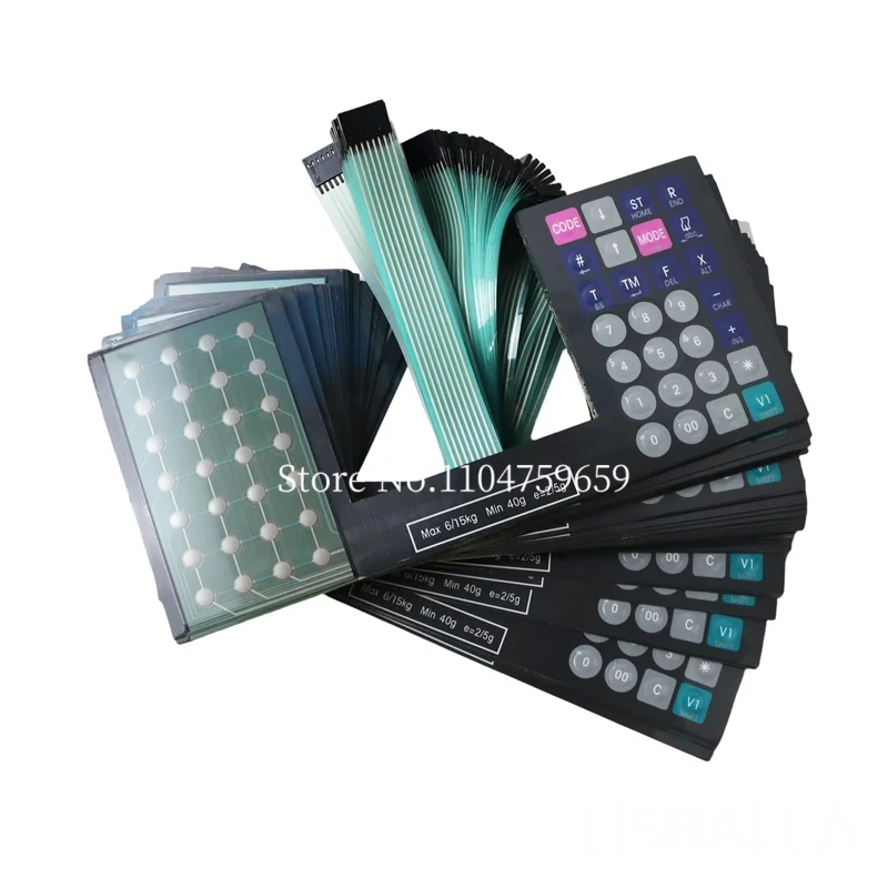 5pcs Brand New 3600 8442 Keypad English Version for Mettler Toledo Tiger P8442 3650 3880 Barcode Scales Keyboard P/N: 71207380