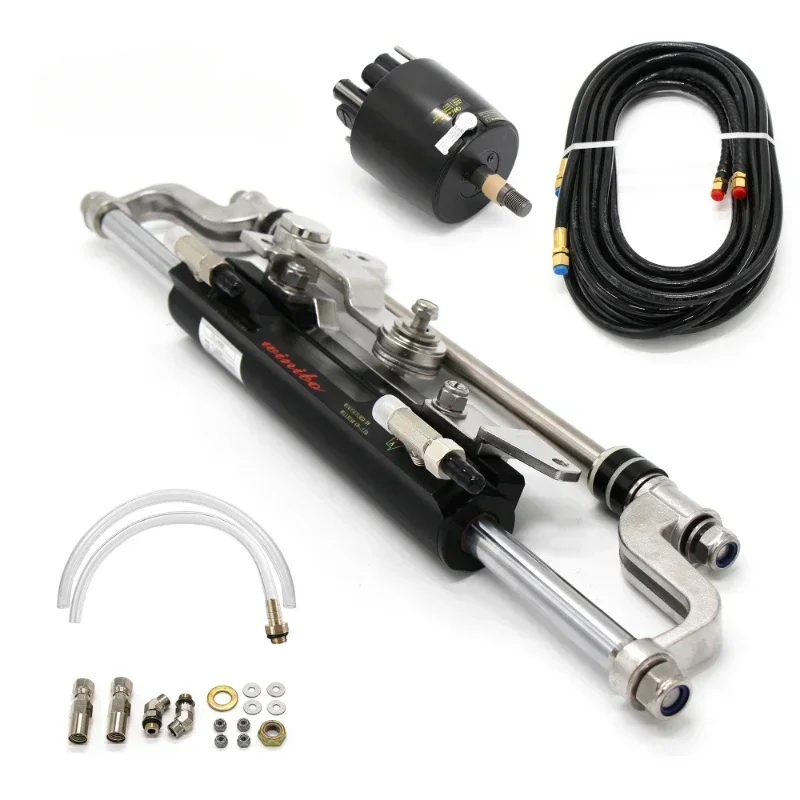 

Winibo 300HP Outboard Hydraulic Steering System with Rudder Pump Cylinder and Pipe ZA0350