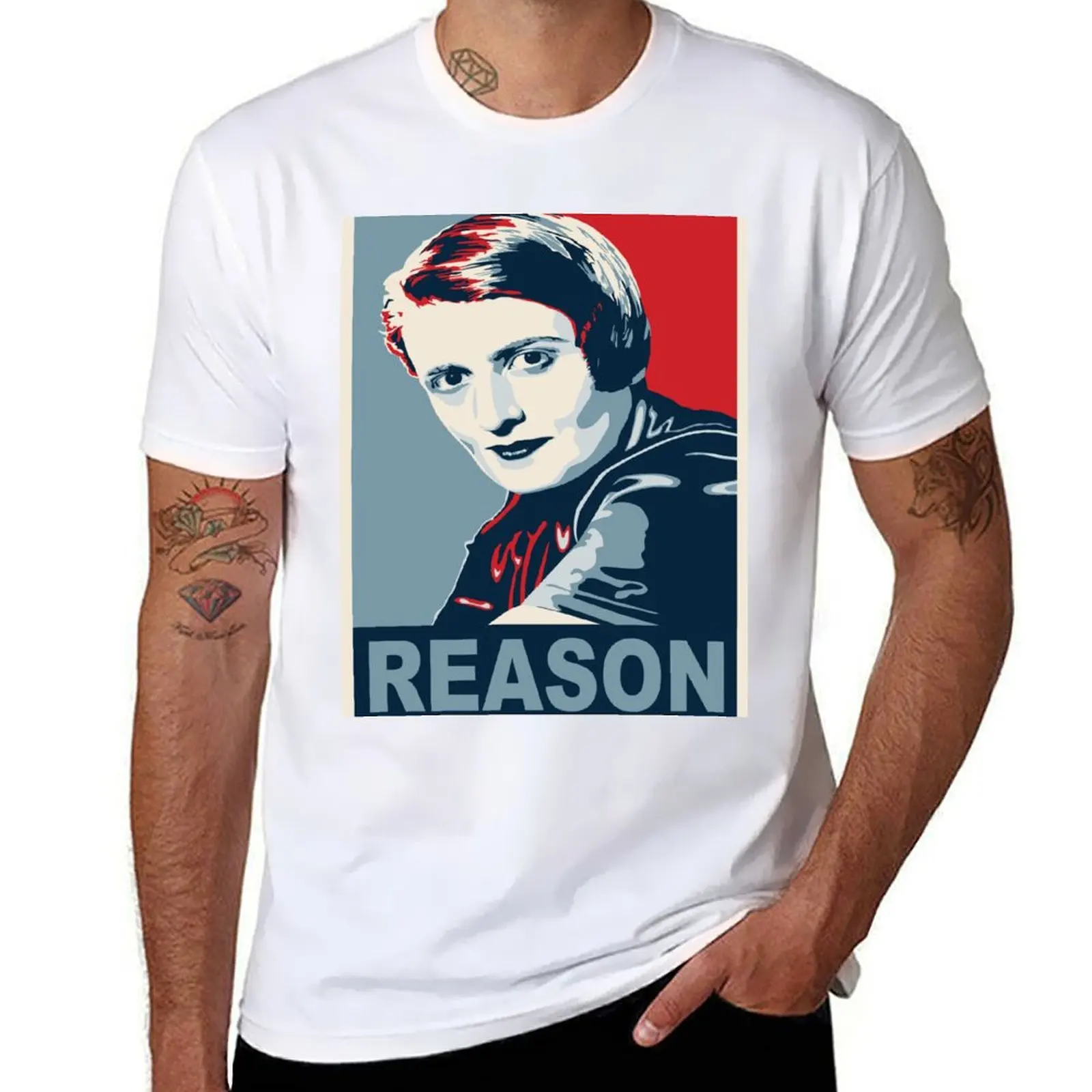 

Ayn Rand T-Shirt Breathable Sportswear T-Shirt for Men