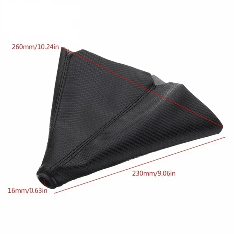 16 مللي متر بولي Leather الجلود سيارة والعتاد التحول الياقات دليل عصا شيفتر المقبض غطاء لشركة هيونداي i10 i30 i20 سوناتا أكسنت توكسون إلنترا