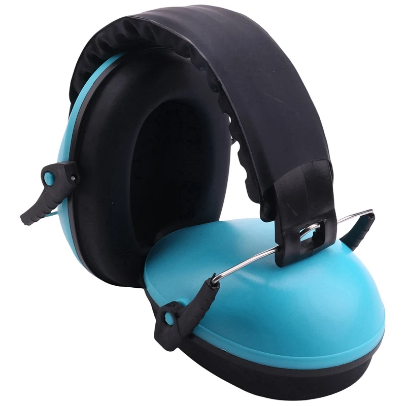 

3X Anti-Noise Ear Muffs Noise Protection Hearing Protection And Noise Cancelling Reduction Ear Muffs Fits Children Blue