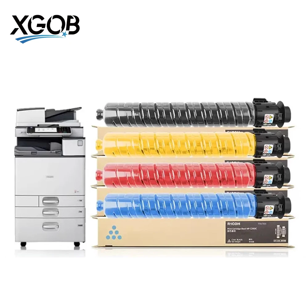 4 PCS/1 CONJUNTO MPC306 Cartucho de Toner Para Ricoh Aficio MPC306 MPC406 Alta Qualidade Novo Pó de Toner Colorido Compatível