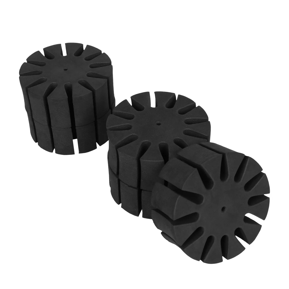 5 個 Eva スポンジアローセパレーター黒軽量アローホルダーラックアーチェリーアクセサリー狩猟用スポンジセパレーター