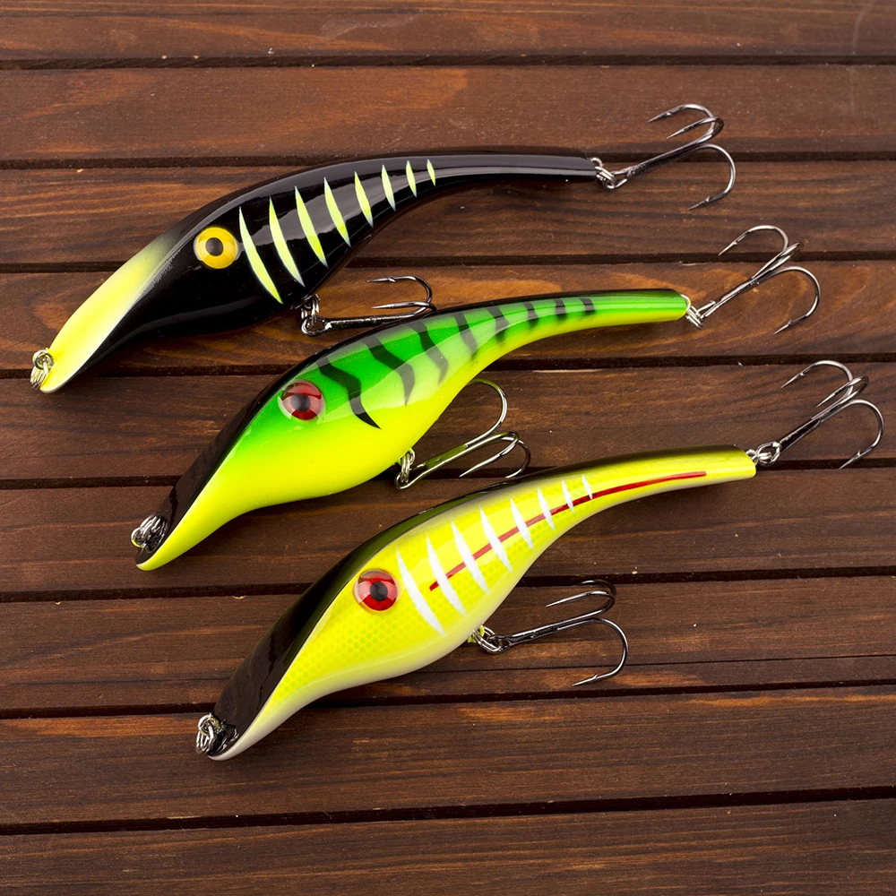 AYWFISH 14CM 42G Jerk Bait Sinking Hard Body Minnow Saltwater Lipless Crank Wobbler Fishing Lure Jerkbait For Pike Musky Fishing