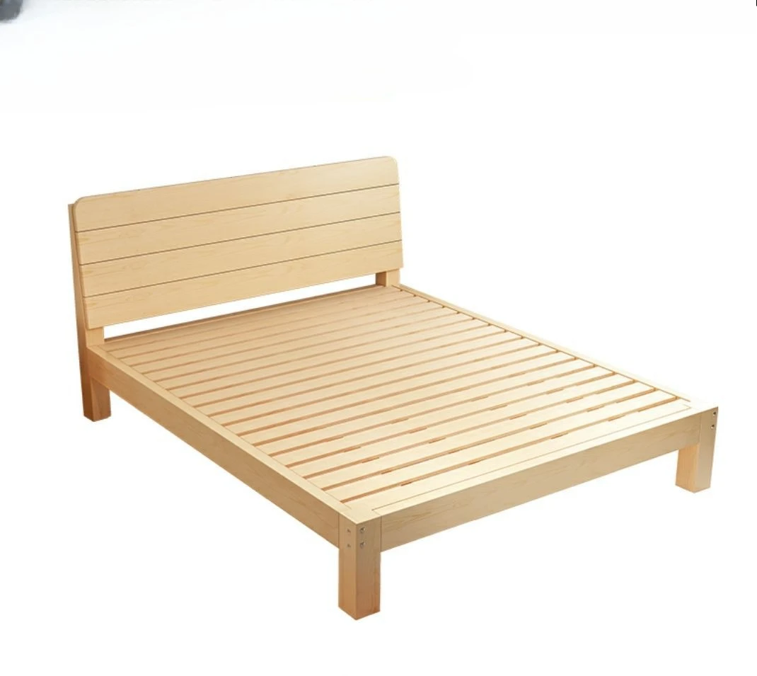 

Solid wood 1m 2/35/5 adult single bed 1m wide 1.2 new Chinese 1.35m 1.8 bed