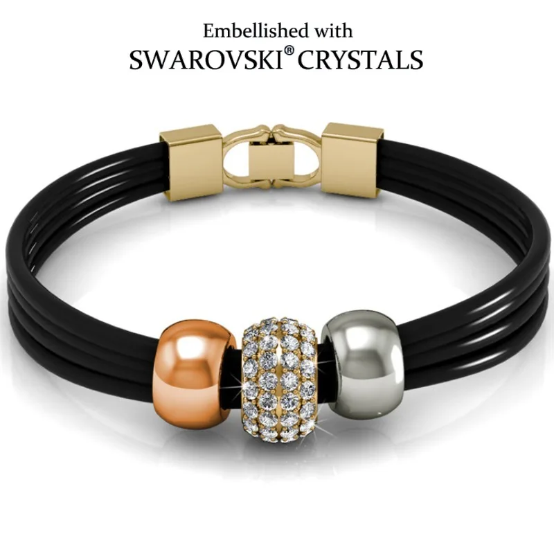 daisini-multilayer-black-rubber-strap-bracelet-with-crystals-beads-from-swarovski-for-women-men-statement-fashion-brass-jewelry