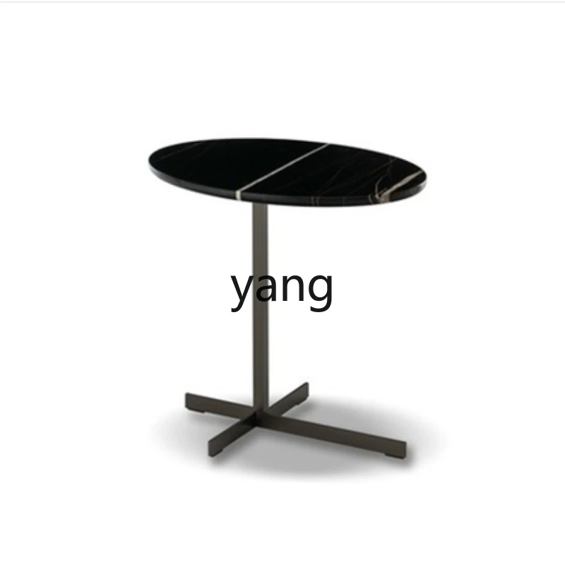 

LXL Light Luxury Internet Celebrity Side Table Marble round Design Creative Modern and Simple Living Room Corner Table Mini