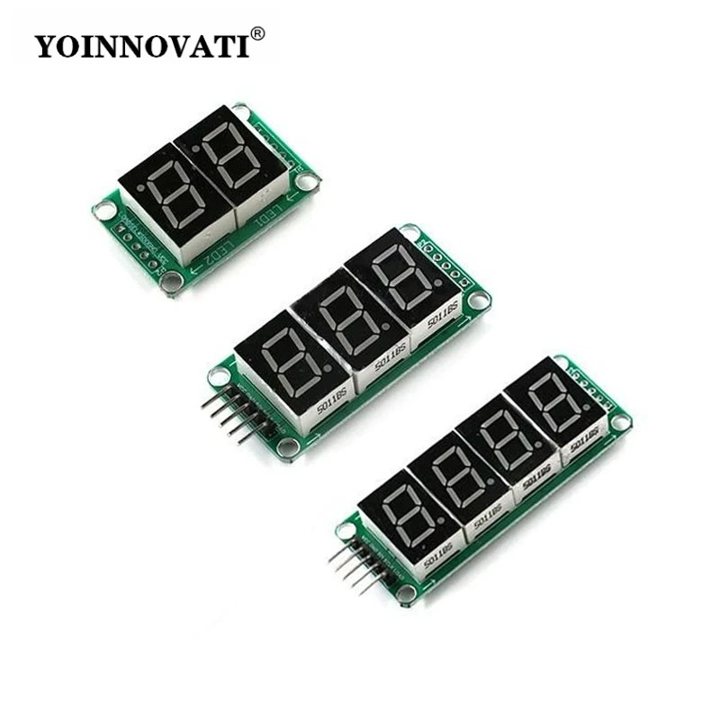 74HC595 2/3/4 Digits 2-Segment Digital Tube Display Static Drive Module Can Be Seamlessly Connected In Series With 0.5-inch