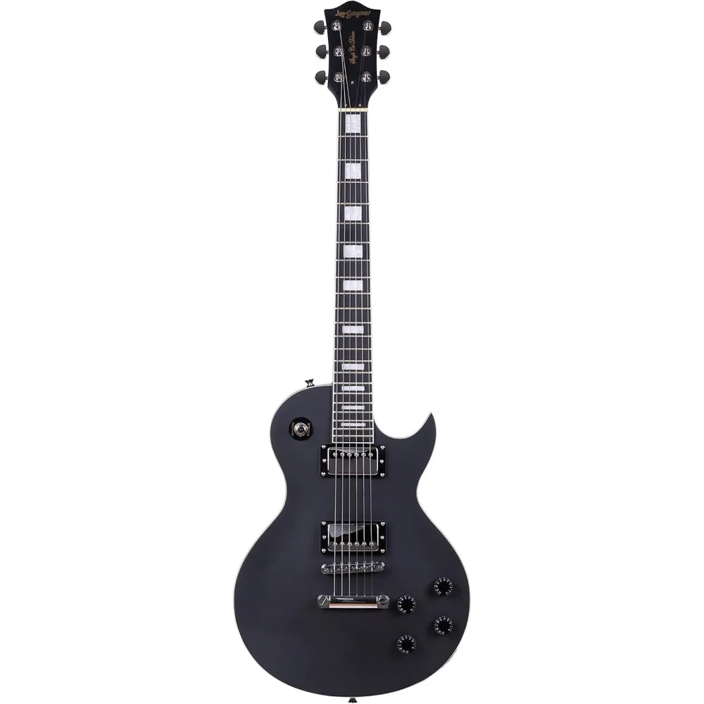 

Single Cut Curved Top Matt Black Electric Guitar (Matt Black)