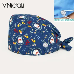 Chapeau de propordentaire pour femmes et hommes, casquettes de gIslande, chapeau chirurgical, salle d'opération, dentiste, médical, nouveau