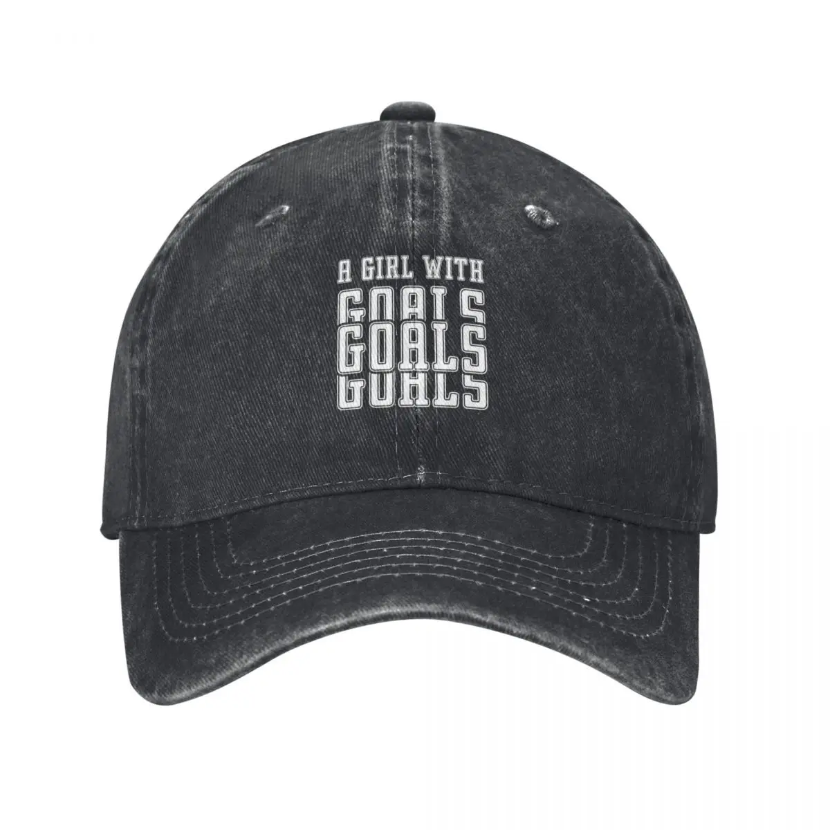 Just a Girl Who Loves Soccer, A Girl With Goals, Soccer Girl Baseball Cap western Hat Snapback Cap Caps For Women Men's