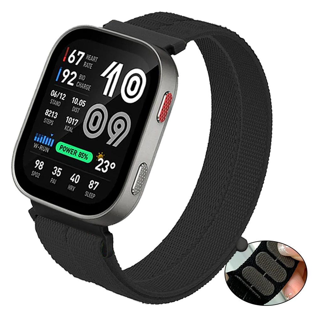 20mm 22mm Nylon Watch Strap For Amazfit BALANCE 2 Breathable Band For Amazfit BIP Max/6 5 3/Cheetah 2 Pro/Ultra Sports Bracelets