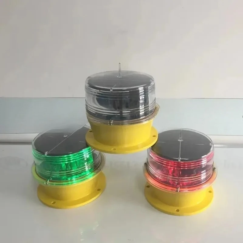 C 3nm Marine LED Solar Rechargeable Barge Light Navigation Light Lam