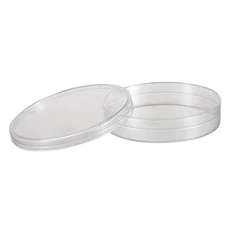 10Pcs/bag 70mm Plastic Sterile Petri Dishes Bacteria Culture Dish with Lids For Lab Plate Bacterial Yeast School Supplies Statio