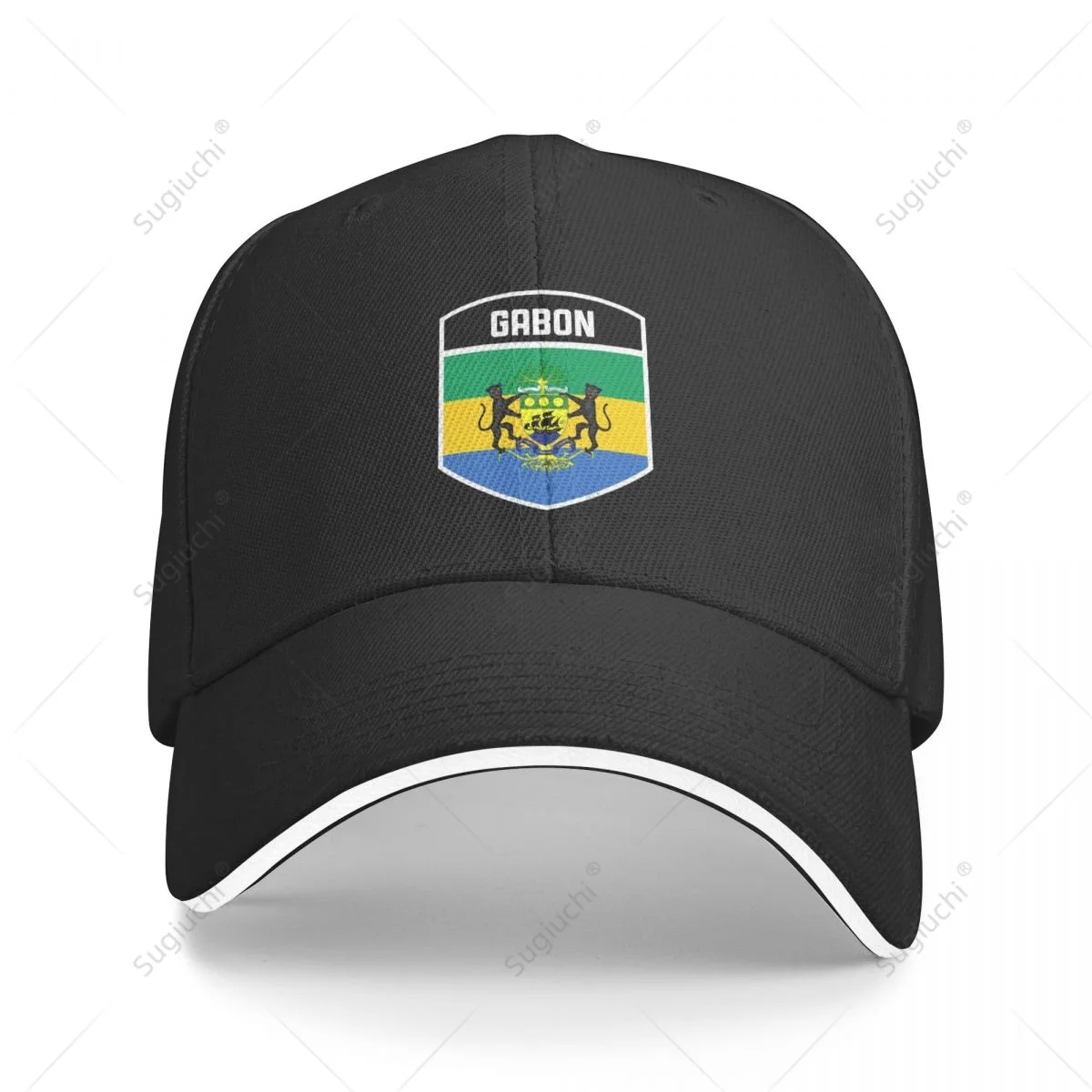 

Multifunction Gabon Flag Shield Sandwich Baseball Cap Men Sports Casual Caps Golf Hat Fishing Outdoors