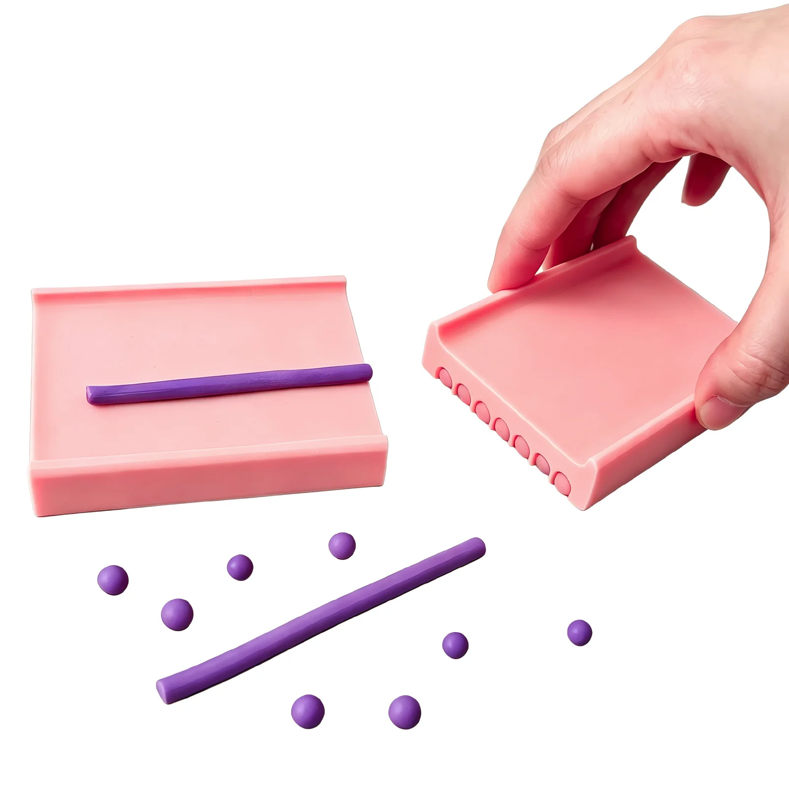 Mini Polymer Clay Bead Maker Set - 2mm 3mm 4mm 5mm Clay Beads Roller Shaping Tool DIY Jewelry Craft Molds for Bracelets Necklace view 3