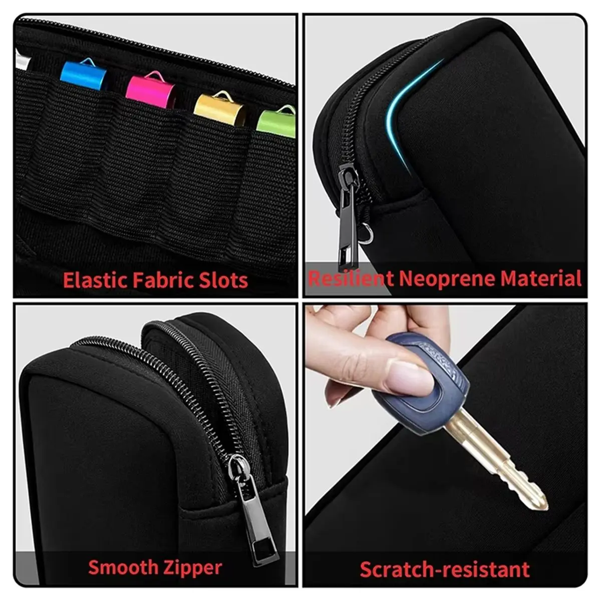USB Flash Drive Case with Labels Thumb Drive Holder Case USB Organizer Storage Bag Organizer for USB Memory Stick A