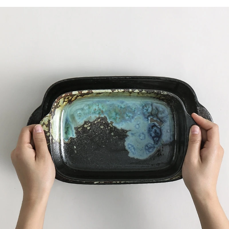 

Керамические бинауральные формы, формы для выпечки сыра, прямоугольная печь, бытовая печь CE EU