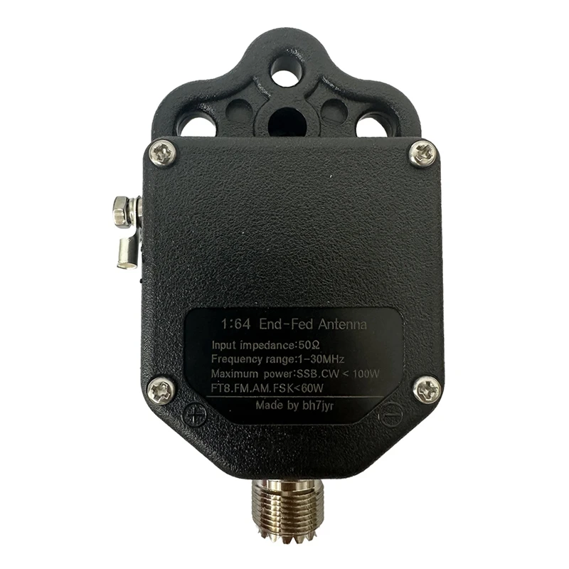 1:64 Balun For 4-Band 8-Band End Fed Antenna Range 1-30Mhz Power 100W (PEP) For Frequency Point With Talent