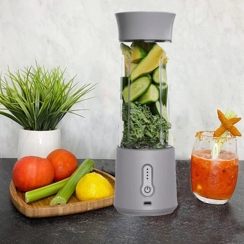 Kitchen Appliance 500ml Mini Usb Rechargeable Personal Portable Blender/blender Fruit Hand Juicer