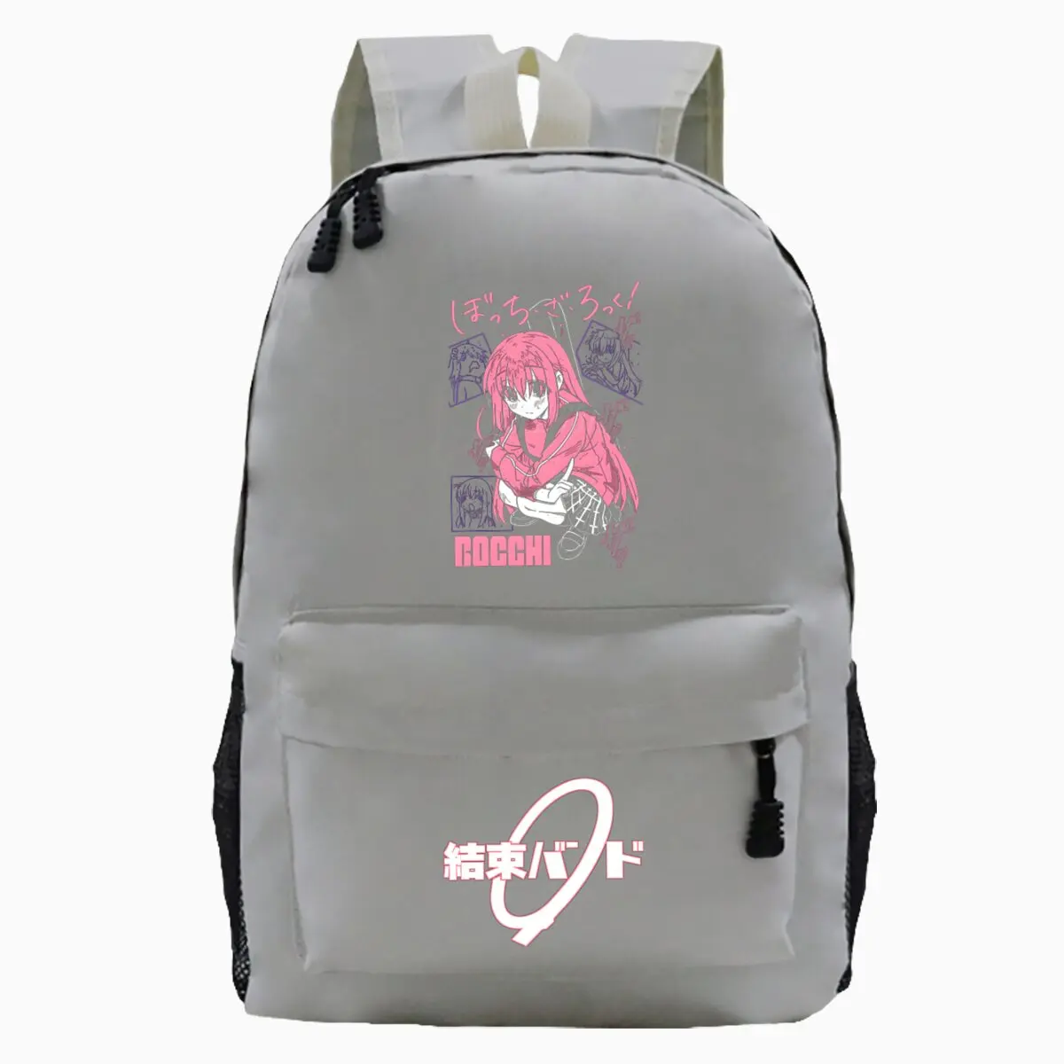 อะนิเมะผู้หญิงผู้ชายกระเป๋าเป้สะพายหลัง Bocchi The Rock Hitori Goto แนวโน้มขนาดใหญ่ความจุกระเป๋านักเรียนการ์ตูนเด็กชายหญิงเก็บไหล่กระเป๋า