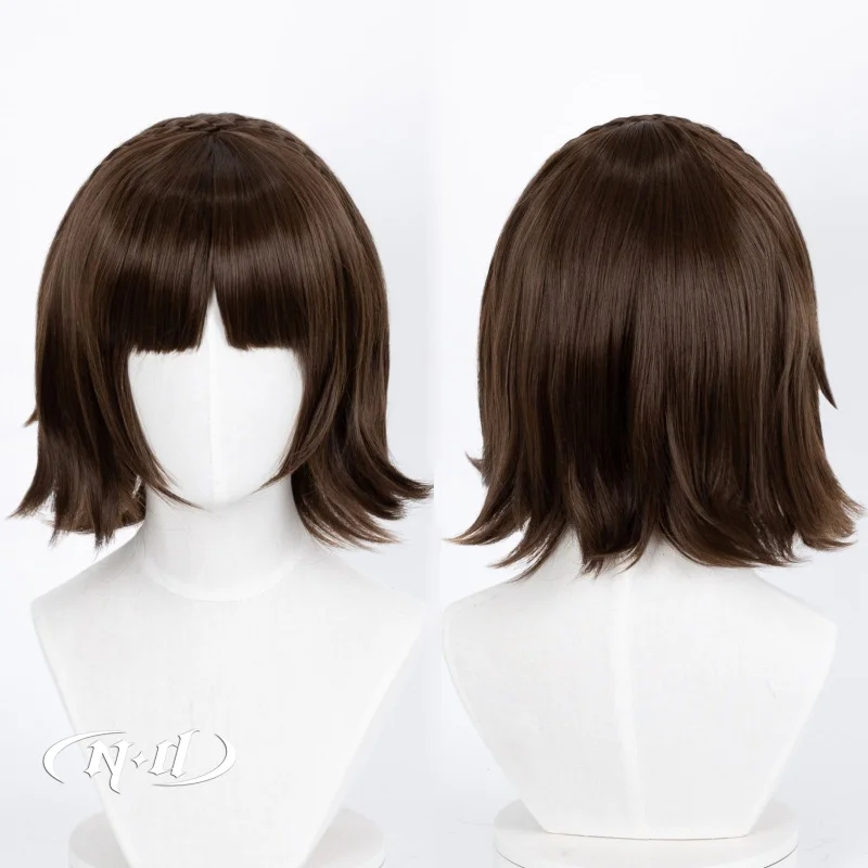 ND Makoto Niijima Cosplay Pruiken Cos Haar Pruiken voor Comic Con Coser Kostuum Partij Hittebestendige Synthetische voor Comic-Con Kerst