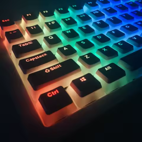 2026 New Pudding Keycaps Transparent OEM PBT Key Caps for Gaming Keyboard Custom Mechanical Keyboard 68 75 80 95 108