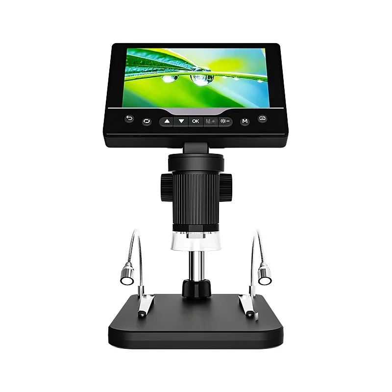 New Arrived  Digital 1080p PC Microscope Camera Industrial Video LED Lights for  Electronic Repair Microscopes V17