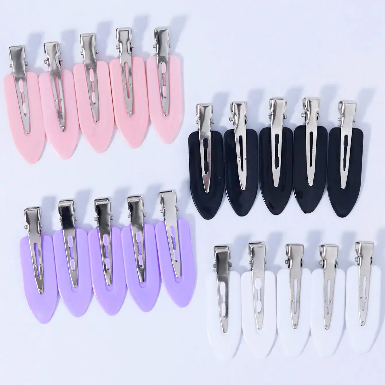 20 sztuk damskich, jednokolorowych, modnych, prostych i uroczych spinek do włosów, bez zagnieceń, odpowiednich do grzywki i bocznego użycia.