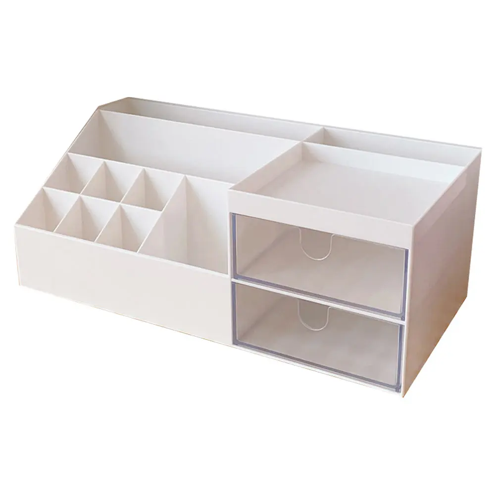 Cosmetics Organizer Large Capacity Storage Case Desktop Dressing Table Organizing Divided Drawer Box For Women Jewelry Sundries