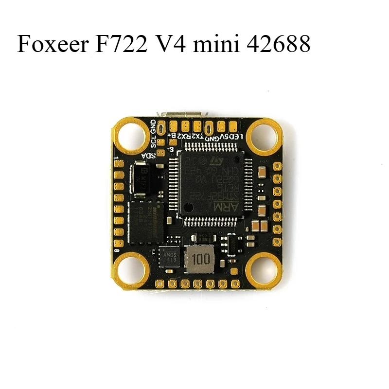 

Foxeer F722 V4 mini 42688 FC Flight Controller 4-6S with 20*20 OSD FOXEERF722V4 BetaFlight 16M