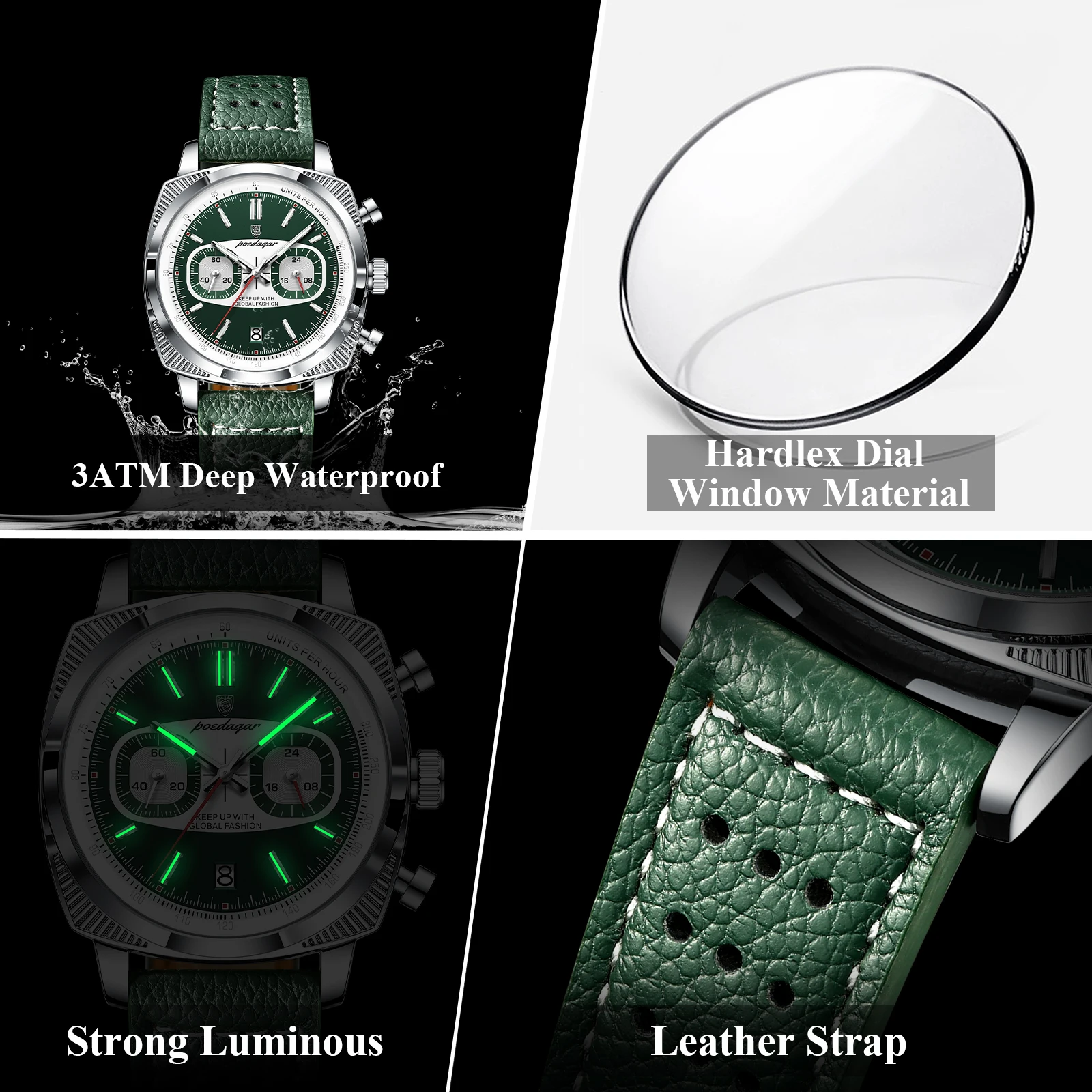 Men's Business Waterproof Chronograph Watch