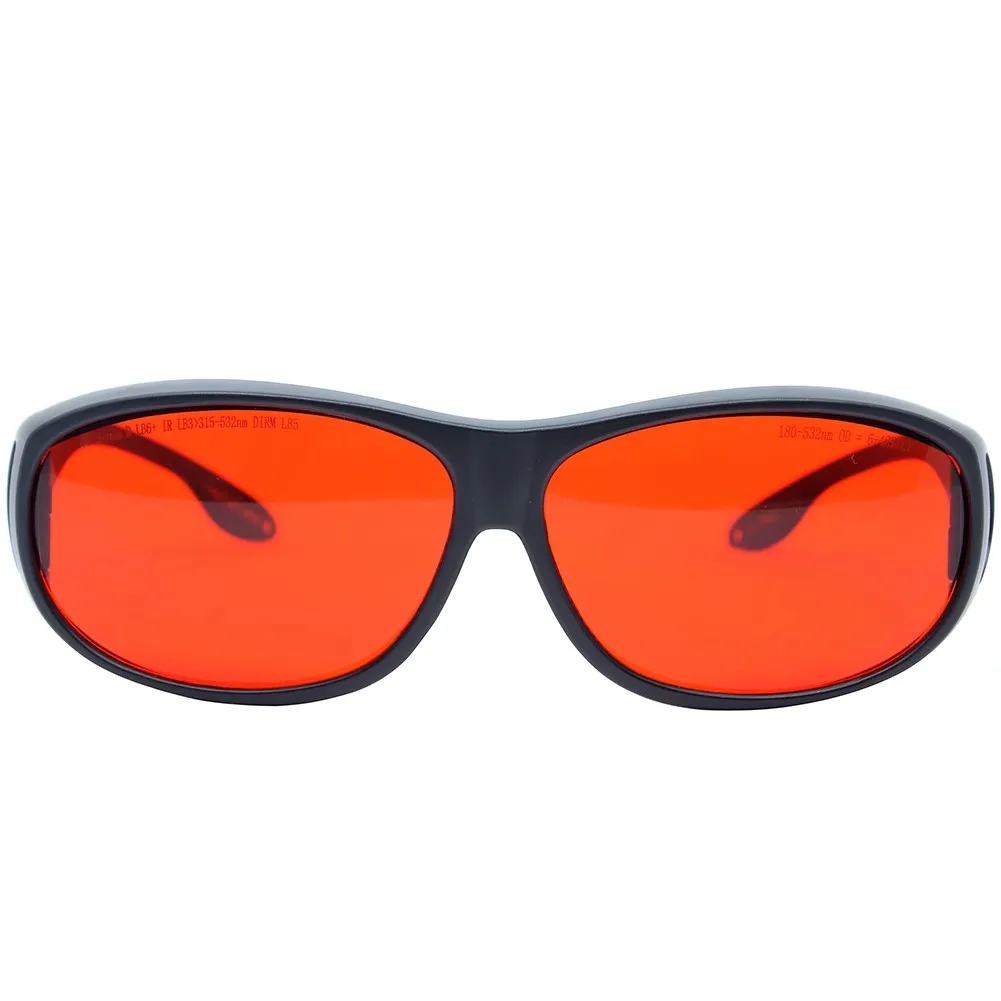 OD5+ 6+ 190nm-540nm Laser Safety Glasses 405nm 450nm 488nm 532nm Laser Protective Googles