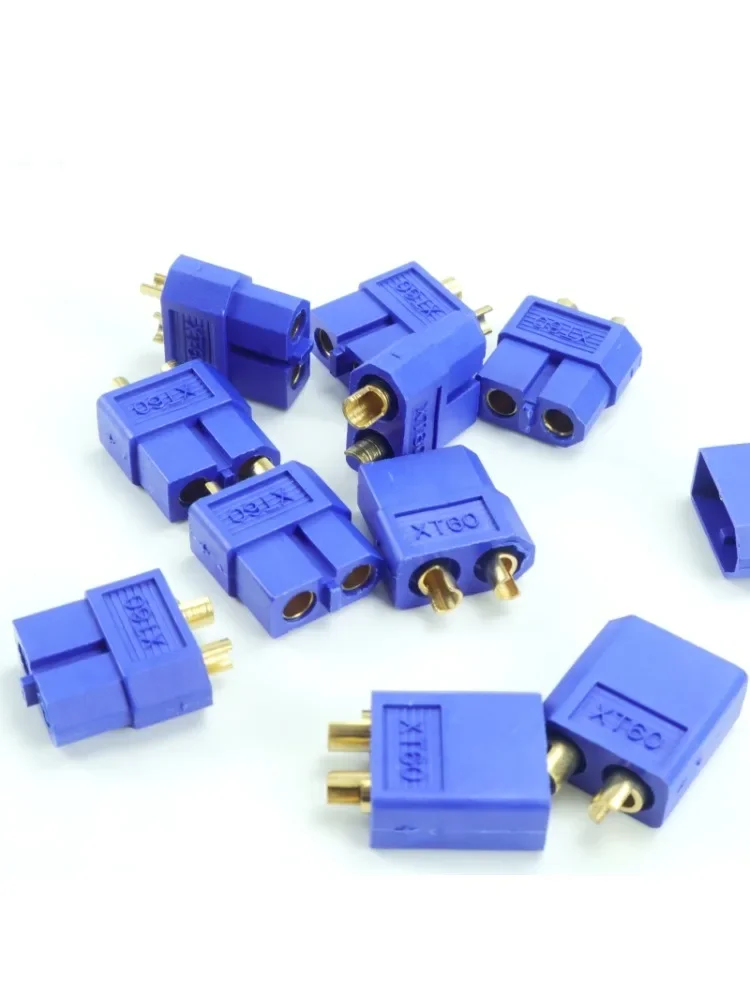 

5 пар новых синих разъемов XT60 и пулевых разъемов XT60 RC, литиевая батарея, водонепроницаемые электрические разъемы, зажимы для проводов
