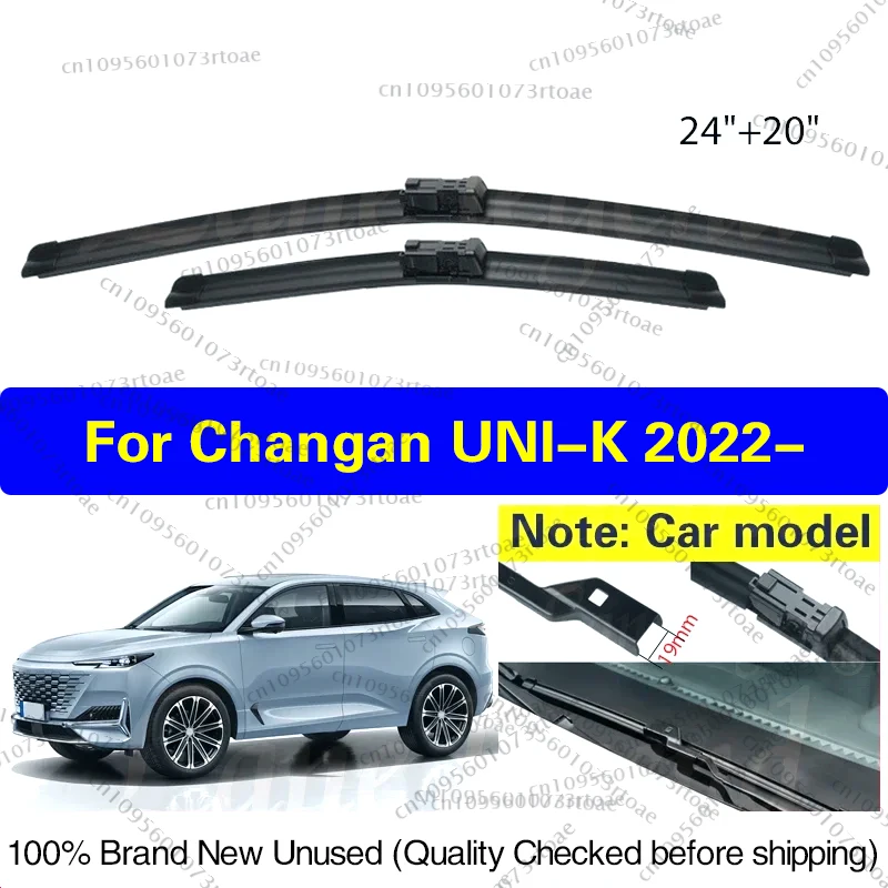 

Car Front Wiper Blade For Changan UNI-K UNIK 2022 1generation Windshield Windscreen Window Cleaning Car Accessories 24"+20"