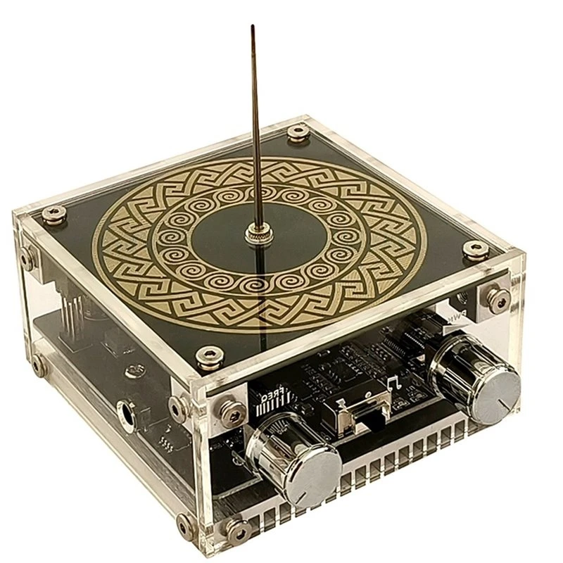 M07K-MTC Dual-Mode Music For Tesla Coil Touch Artificial Lightning Bluetooth RGB Lighting Gold-Plated Ring Coil