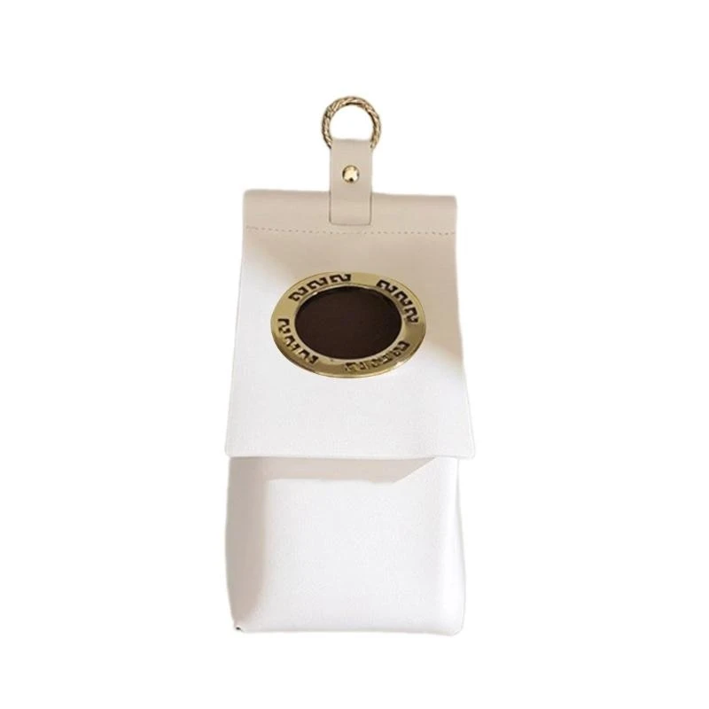 

652F Leather Toilet Tissue Box easy installs Not Damage Wall Hanging Roll Case Paper Towel Holder for Kitchen Bathroom Use