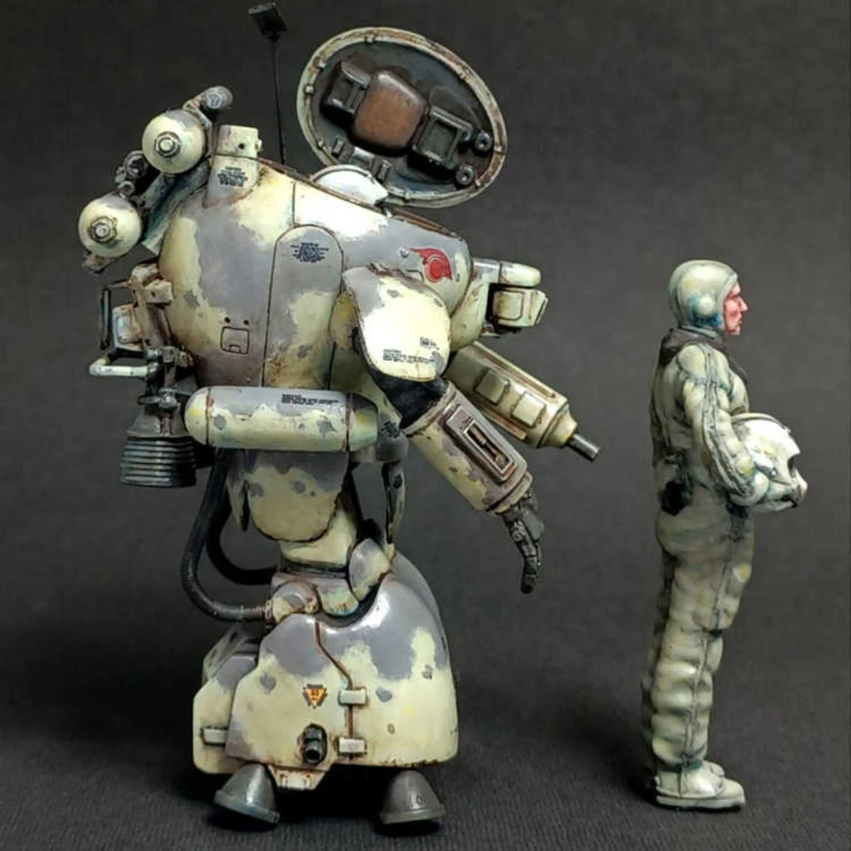 1/35 Resin Character Unpainted model Kit, Yokoyama Hiroshin Fireball and Pilot, unassembled and unpainted GK, 916R