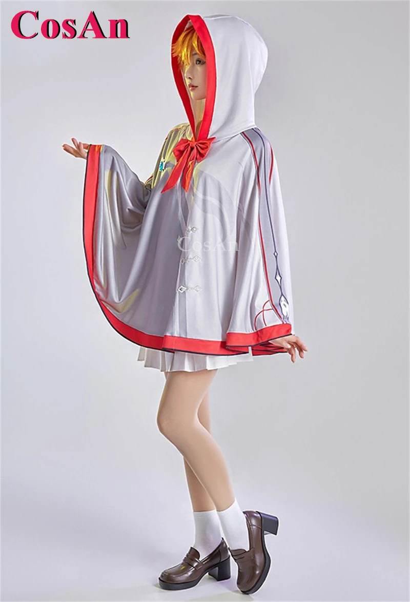 CosAn Game Genshin Impact Tartaglia Cosplay Costumes Fashion Autumn And Winter For Women's Daily Wear Coat Lovely Cloak New S-XL view 4