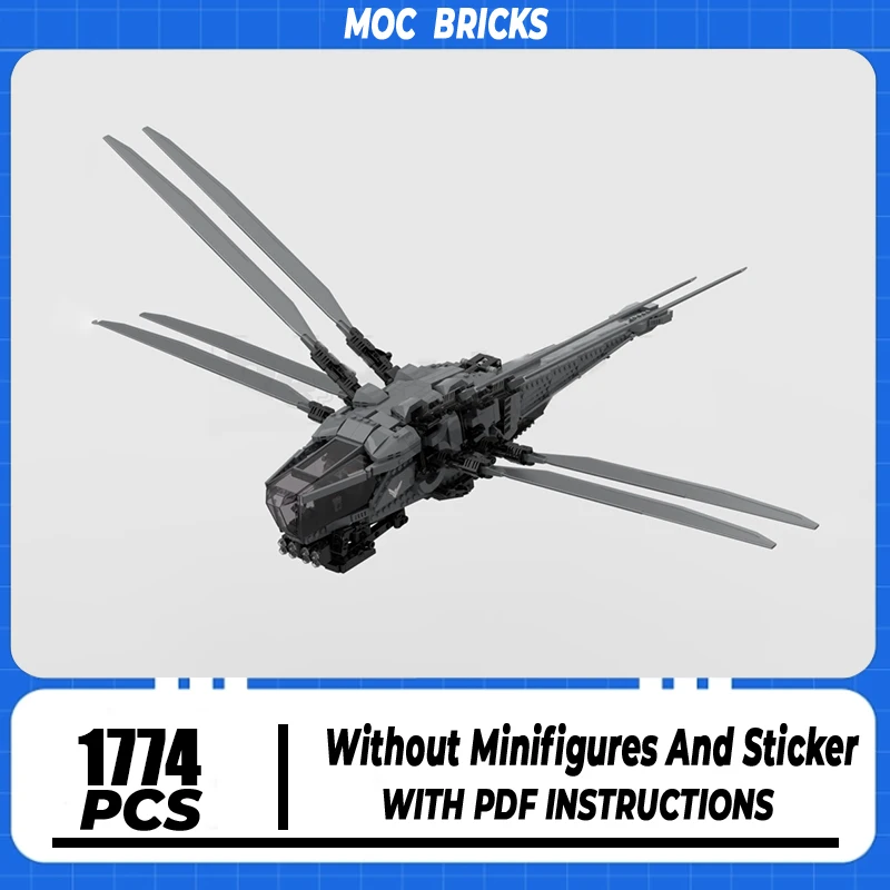 

Военная модель истребителя Moc, строительные блоки, Дюна, Королевская команда Birdman, модель, технология, кирпичи, сделай сам, сборная игрушка, подарки